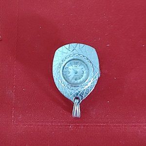 ANTIQUE CHATEAU, STERLING SILVER PENDANT WATCH!!